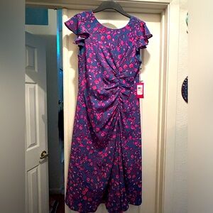 NWT Vince Camuto Shirred Dress size M